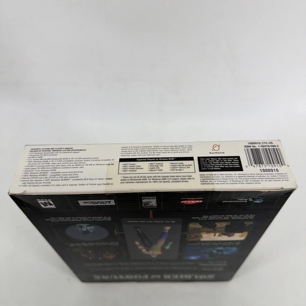 Soldier of Fortune (PC, 2000, Activision) Big Box Large Display